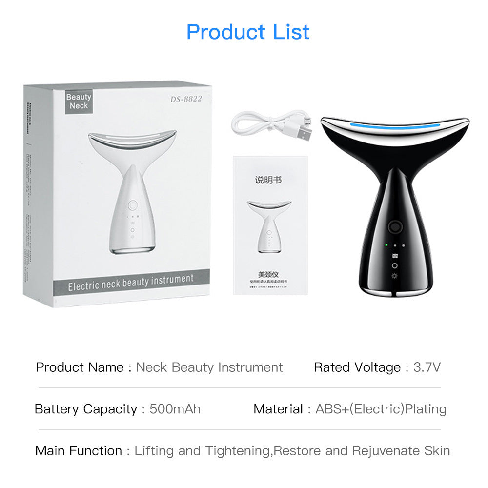 EMS Microcurrent Neck Face Beauty Device With 3 Colors LED Photon Therapy Skin Tighten Reduce Double Chin Face Lifting Devices EMS Microcurrent Neck Face Beauty Device With 3 Colors LED Photon Therapy Skin Tighten Reduce Double Chin Face Lifting Devices